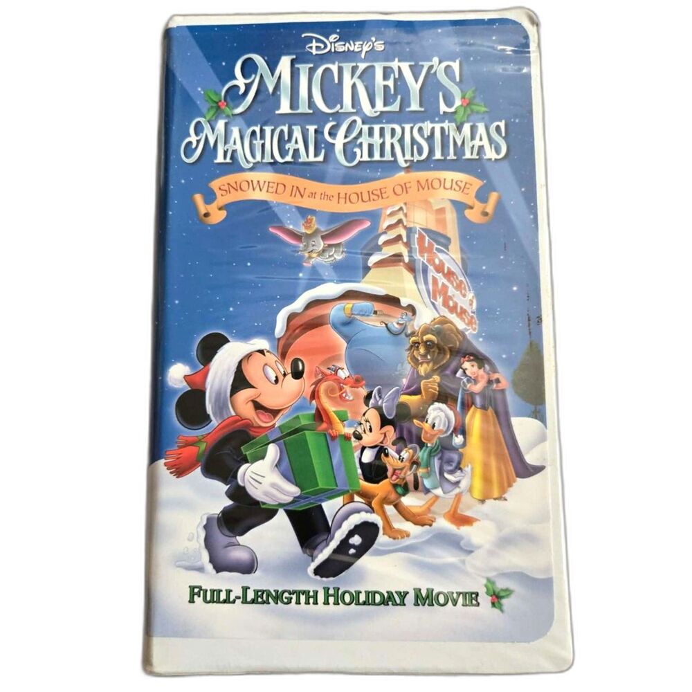 Mickey's Magical Christmas: Snowed In at the House of Mouse VHS Disney Clamshell